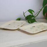 Pair of vintage Longchamp dishes