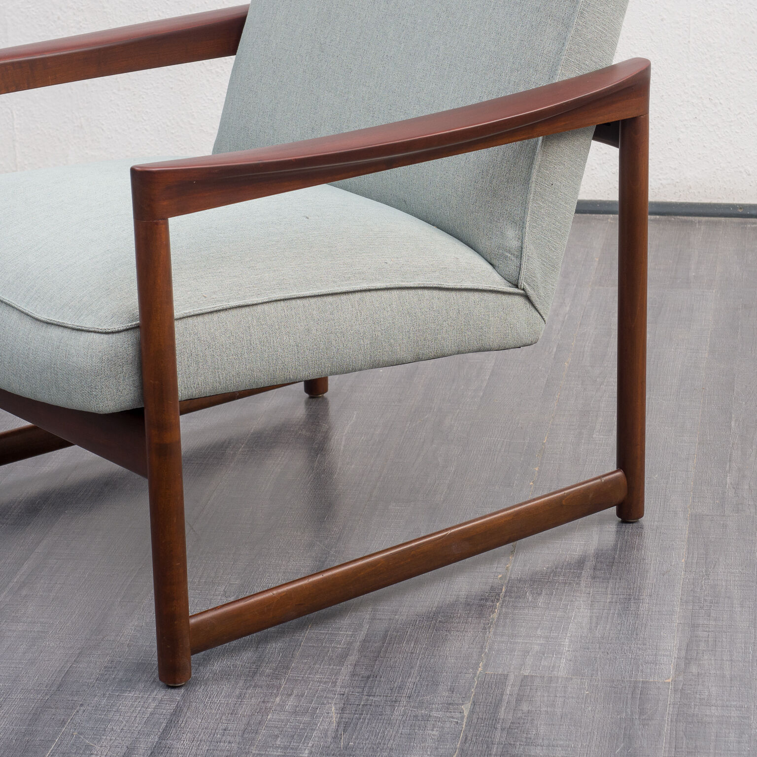 Pair of vintage armchair, cherry, restored