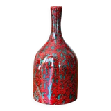 Speckled Bordeaux bottle vase Asif