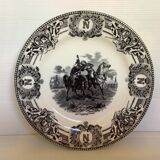 Pair plates Napoléon boch La Louvière Belgium