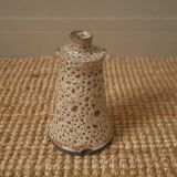 Soliflore vase ceramic pyrite sandstone minimalist design handmade Scandinavian pottery