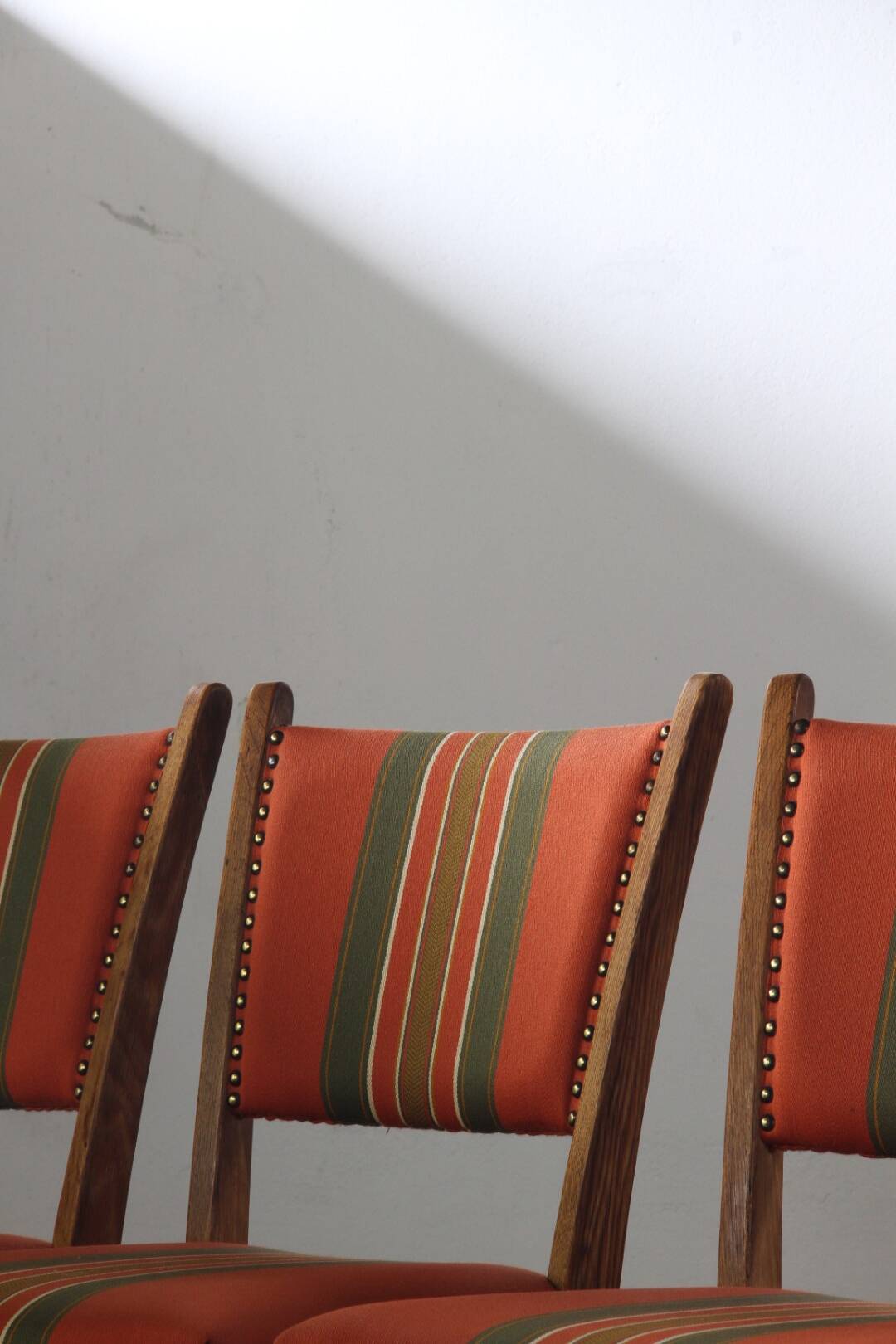 Set of 4 Vintage Danish Oak Dining Chairs, Henning Kjærnulf Style, 1960s