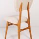 Chaise Bouclé Crème Clair du 20ème Siècle, 1960s