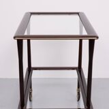 Ico Parisi Ebonized walnut wood serving card 1950s