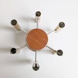 Mid Century Teak Candlestick