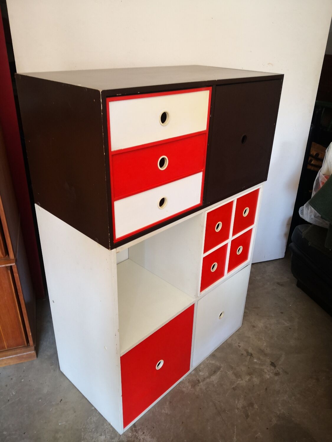 Storage cabinet of marc berthier for prisunic