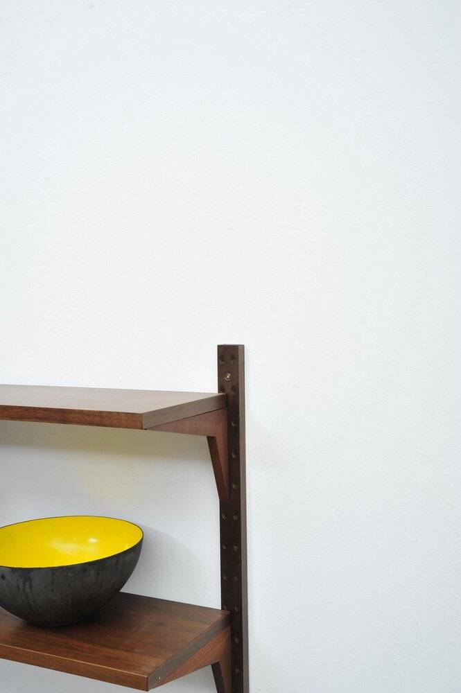 Vintage Royal System shelf in walnut by Poul Cadovius, 1950