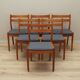 Set of six teak chairs, Danish design, 1970s, designer: Poul M. Volther