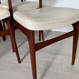 Wooden and skai chairs