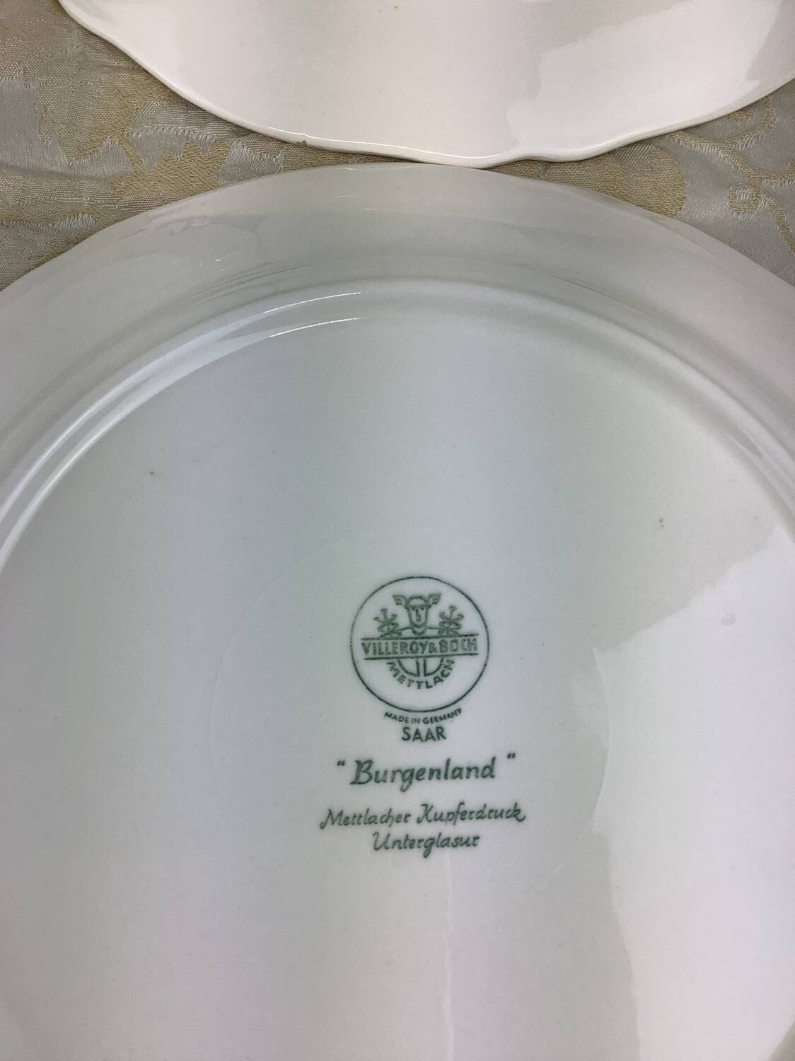 6 Villeroy and Boch Dinner Plates