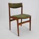 1960s Set of Six Danish Teak Dining Chairs , Restored