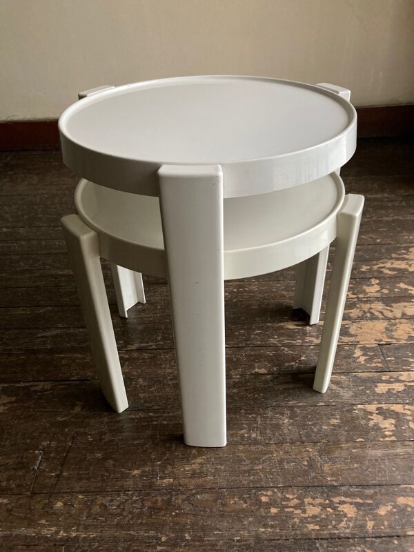 Tables gigogne design italien 1960 Kastilia space age