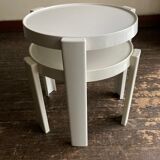 Pull-out tables Italian design 1960 Kastilia space age