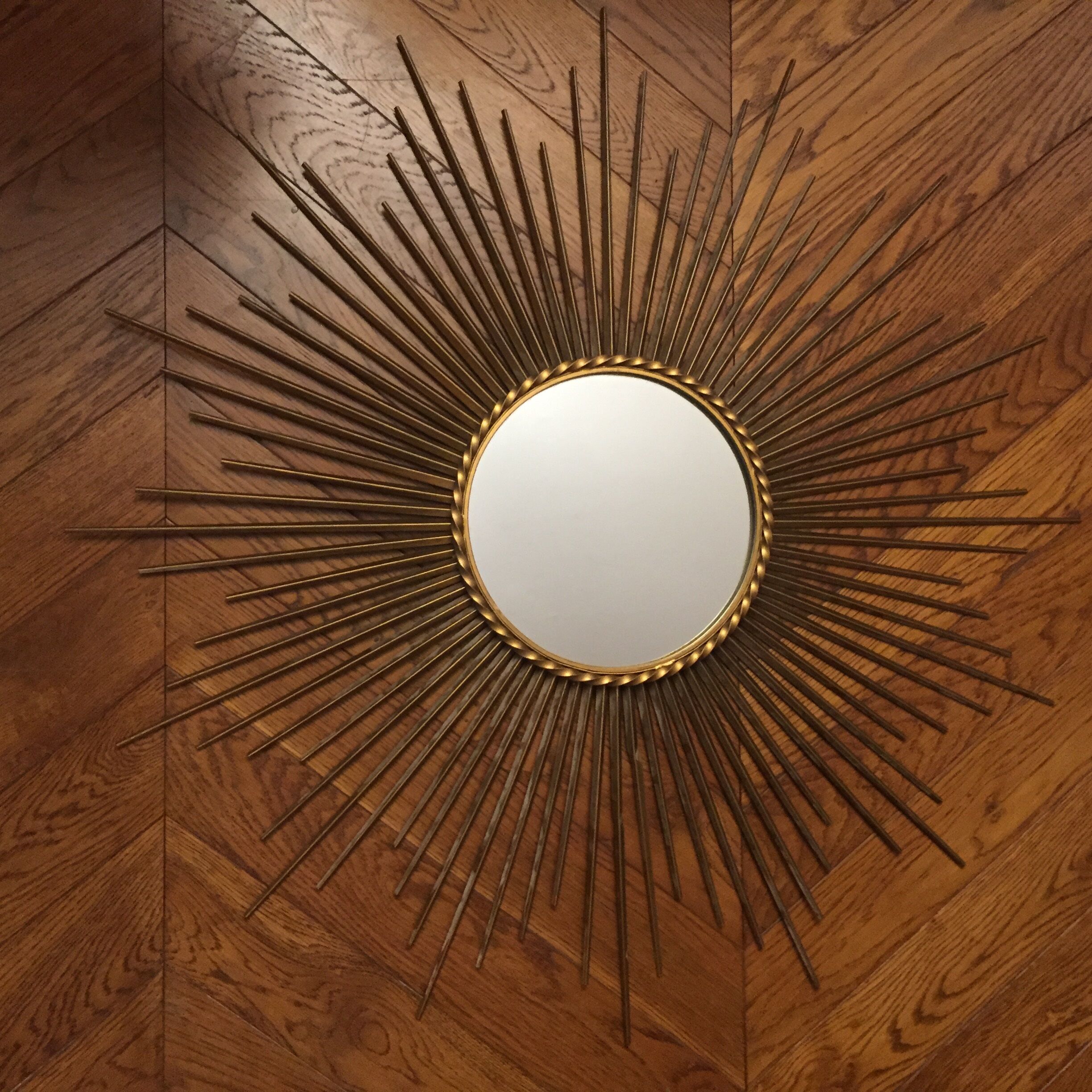 Large mirror Sun Chaty Vallauris 85 cm diameter