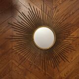 Large mirror Sun Chaty Vallauris 85 cm diameter