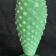 Floor lamp.old green opaline glass
