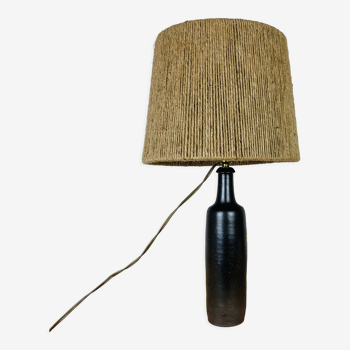 Lampe grès et corde marque Chambost