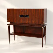 Mid-century rosewood bar cabinet, 1960s