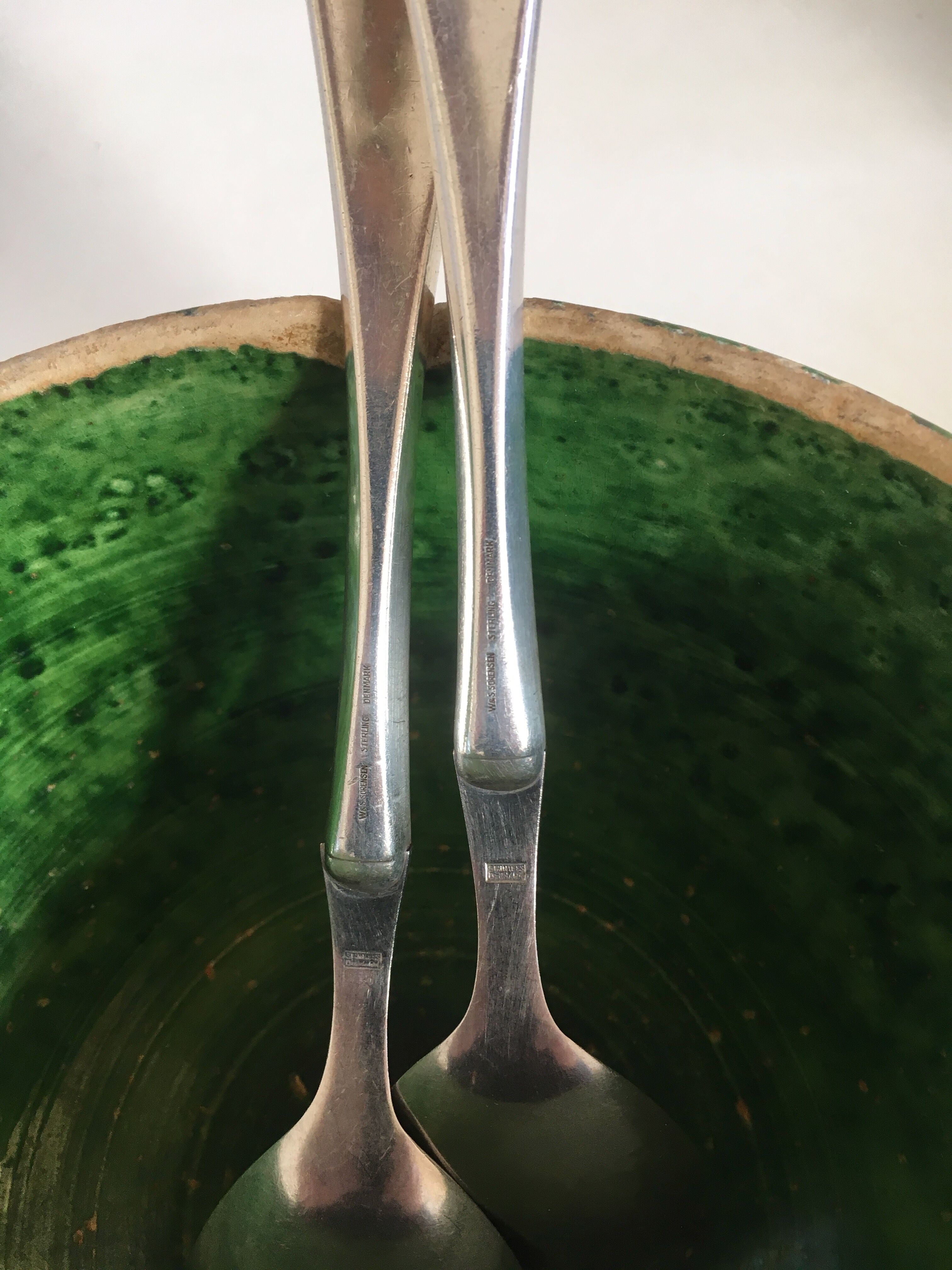 Foucard Jourdan Vallauris green glazed earth bowl 50