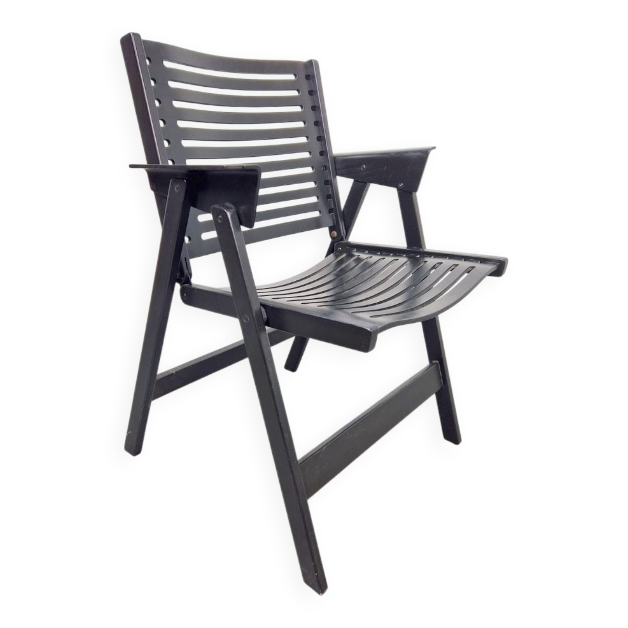 Vintage Black Garden Chair by Niko Kralj for Rex, 1960s