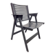 Vintage Black Garden Chair by Niko Kralj for Rex, 1960s