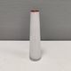 Slim mouth-blown vase from Danish holmegaard glassworks, estimated 1980s.