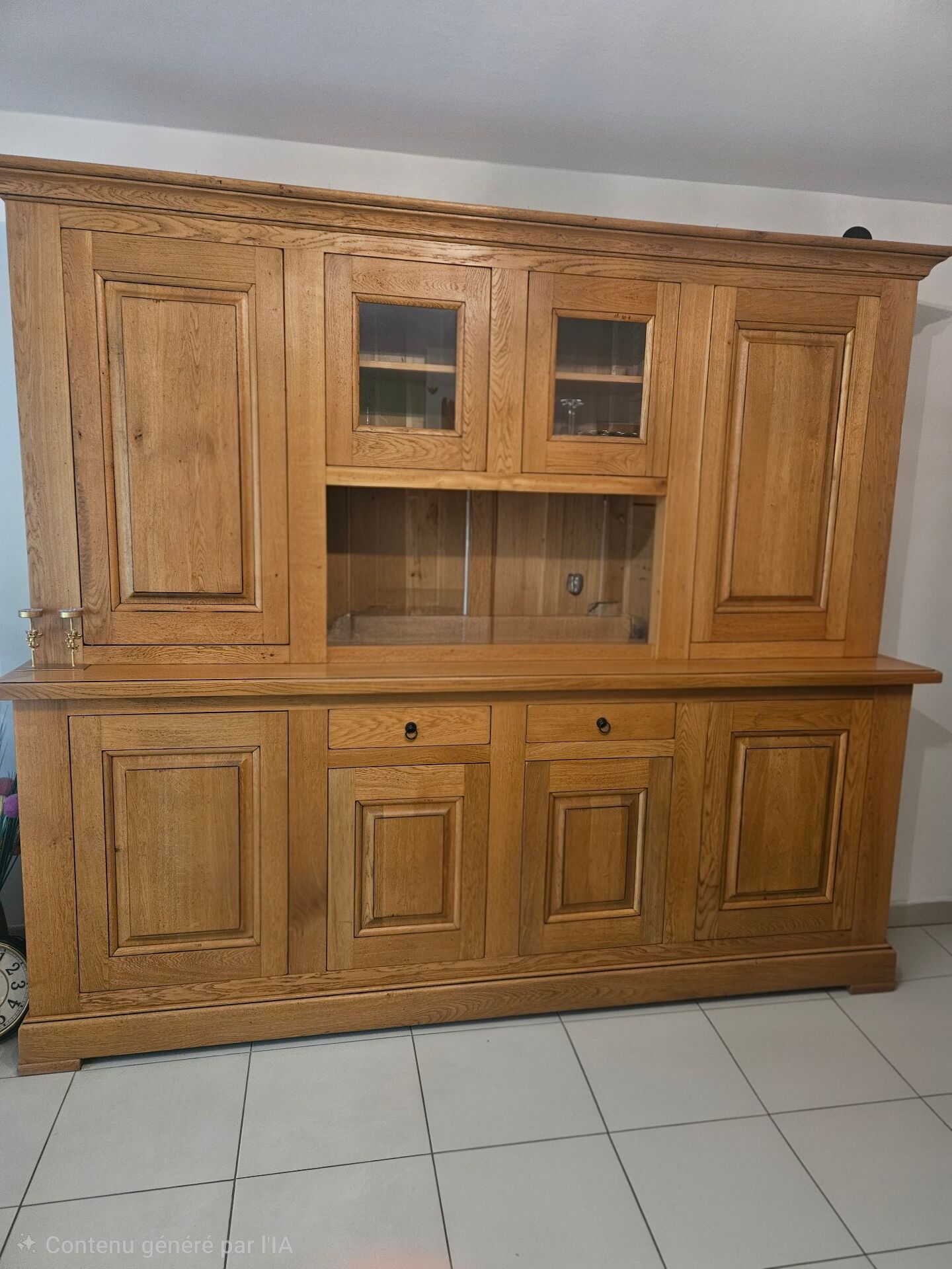 Solid oak sideboard