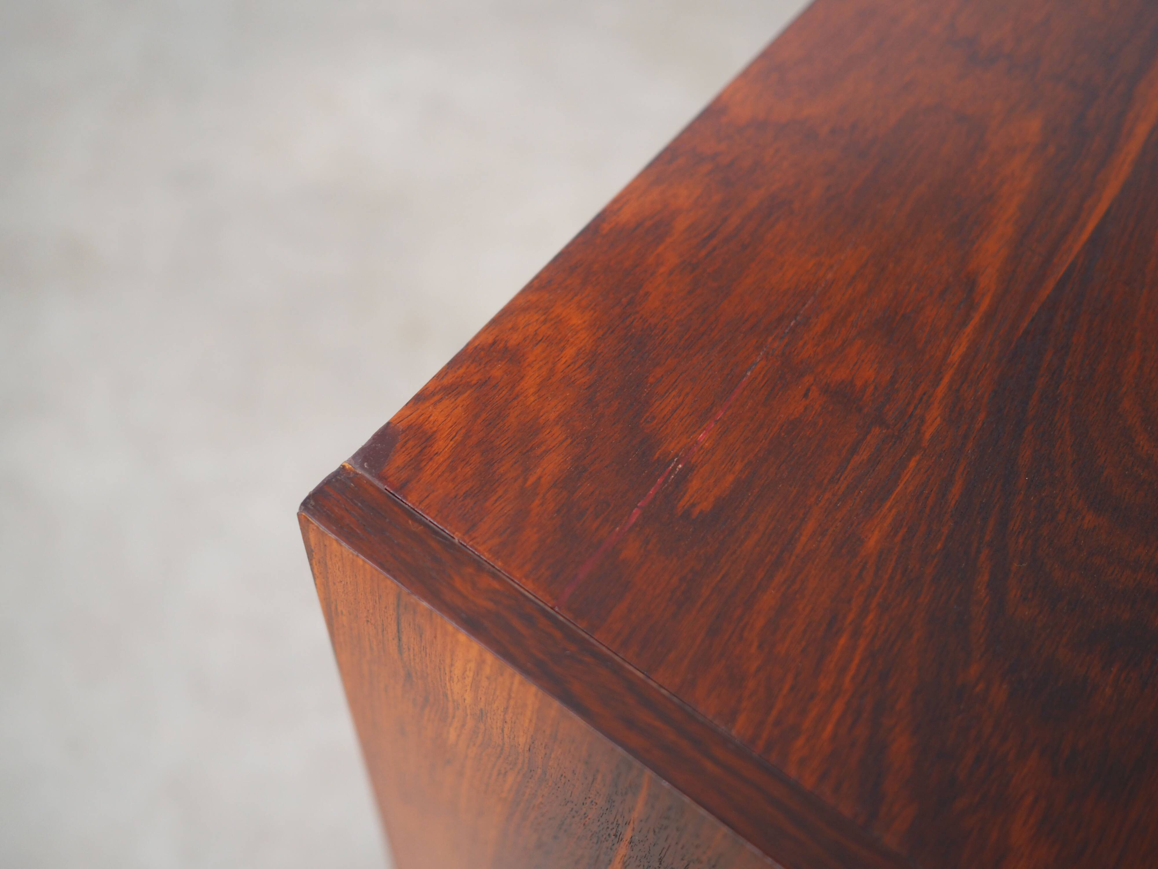 Danish rosewood highboard, 1970s