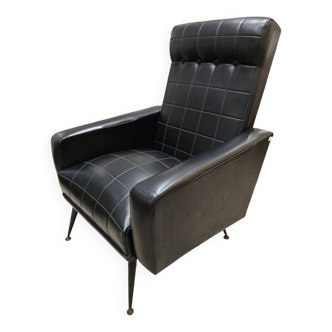 Vintage leatherette armchair