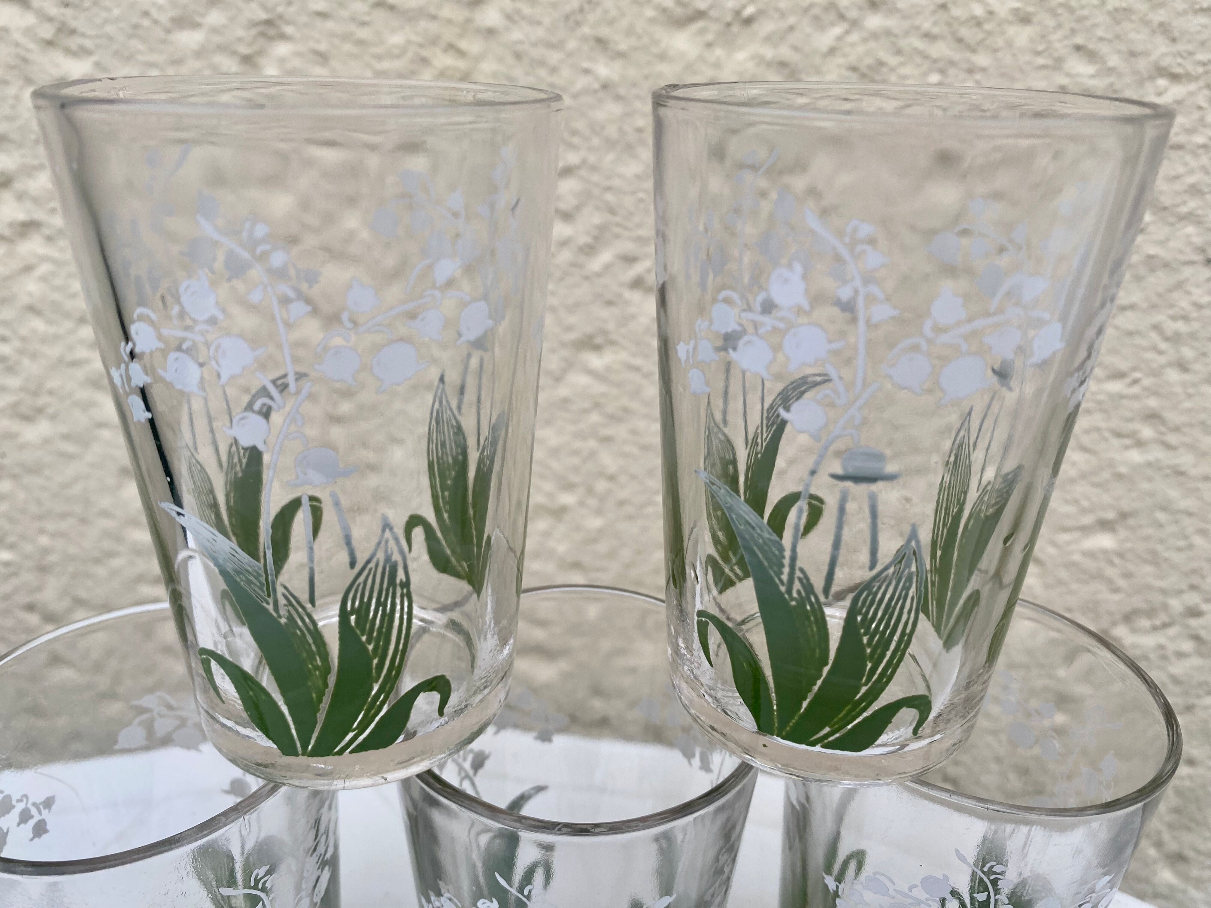 Glasses lucky vintage lily of the valley