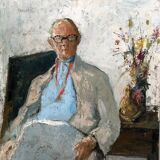 Portrait of a seated man