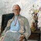 Portrait of a seated man