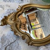 Golden baroque mirror