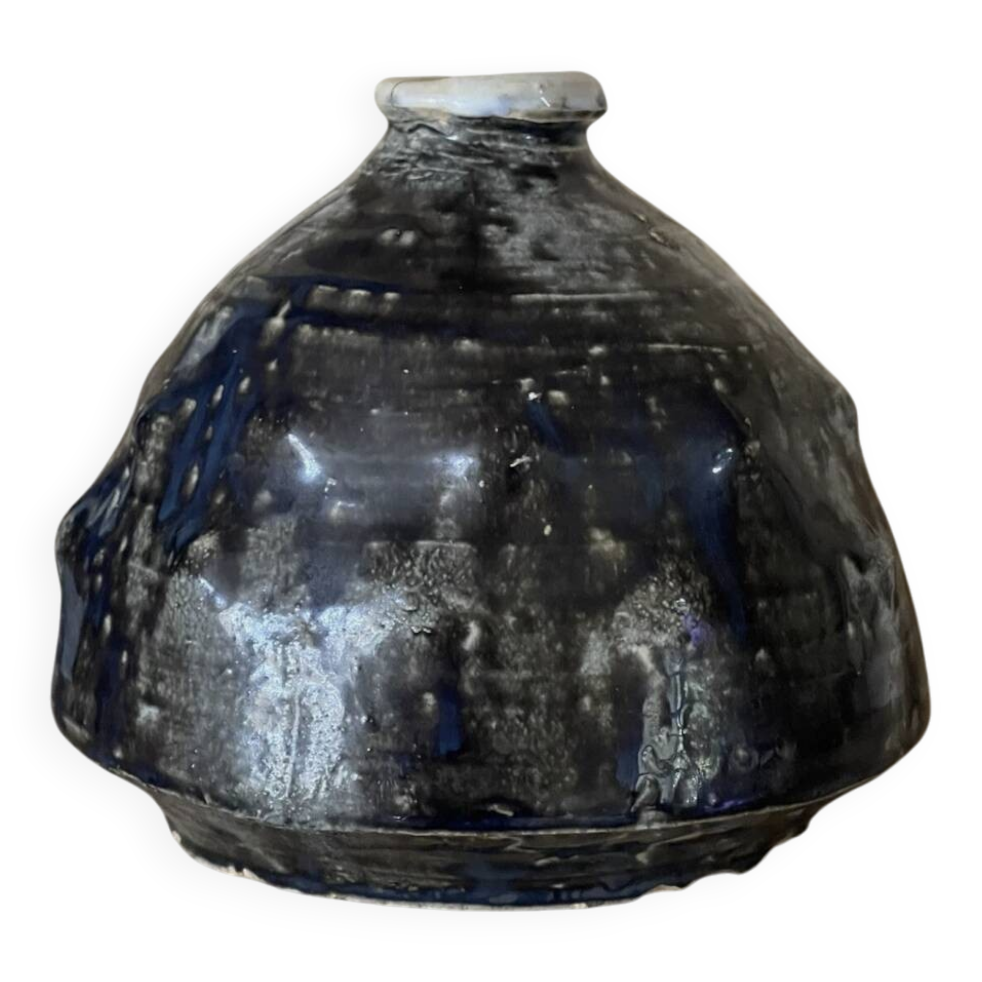 Vase en céramique émaillée - Signé - Israël - 2002