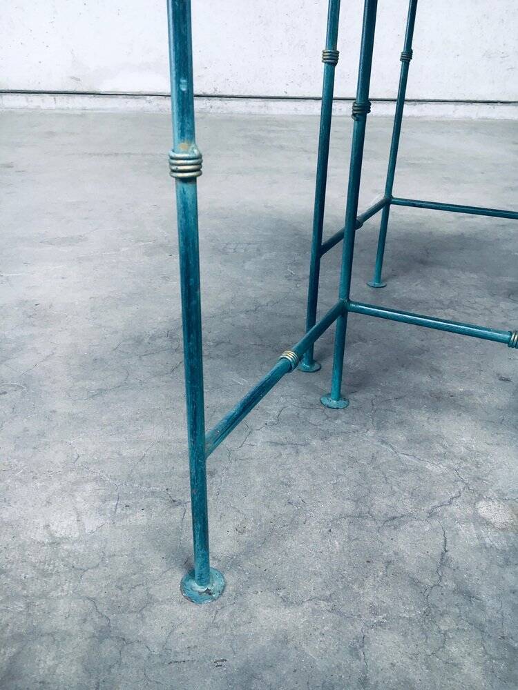 Postmodern Handmade Nesting Table Set by J. Berdou, France, 1980s, Set of 2