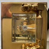 Polished brass travel clock 1839