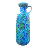 Vase bleu West Germany