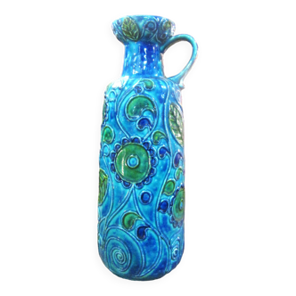 Vase bleu West Germany