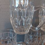 5 vintage beer mugs
