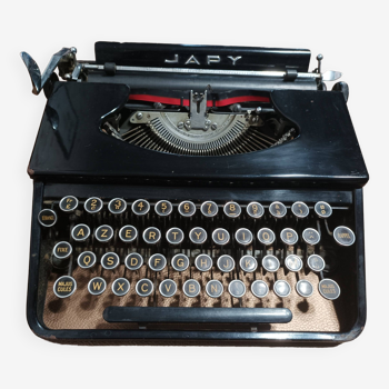 Machine à écrire de collection japy noire années 40/50