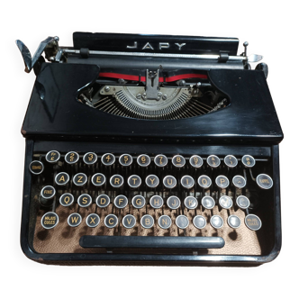 Typewriter from collection japy black 1940s/1950s