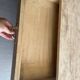 Antique Parisian buffet/jam cupboard in patinated wood