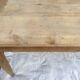 Table de ferme avec 2 tiroirs