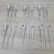 18 stainless steel Space Age place settings / Spoon Fork Knife