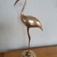 Flamant rose en laiton 30 cm