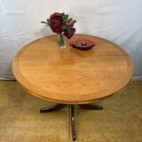 Mid-Century Retro Vintage Teak Extending Round Dining Table by Parker Knoll