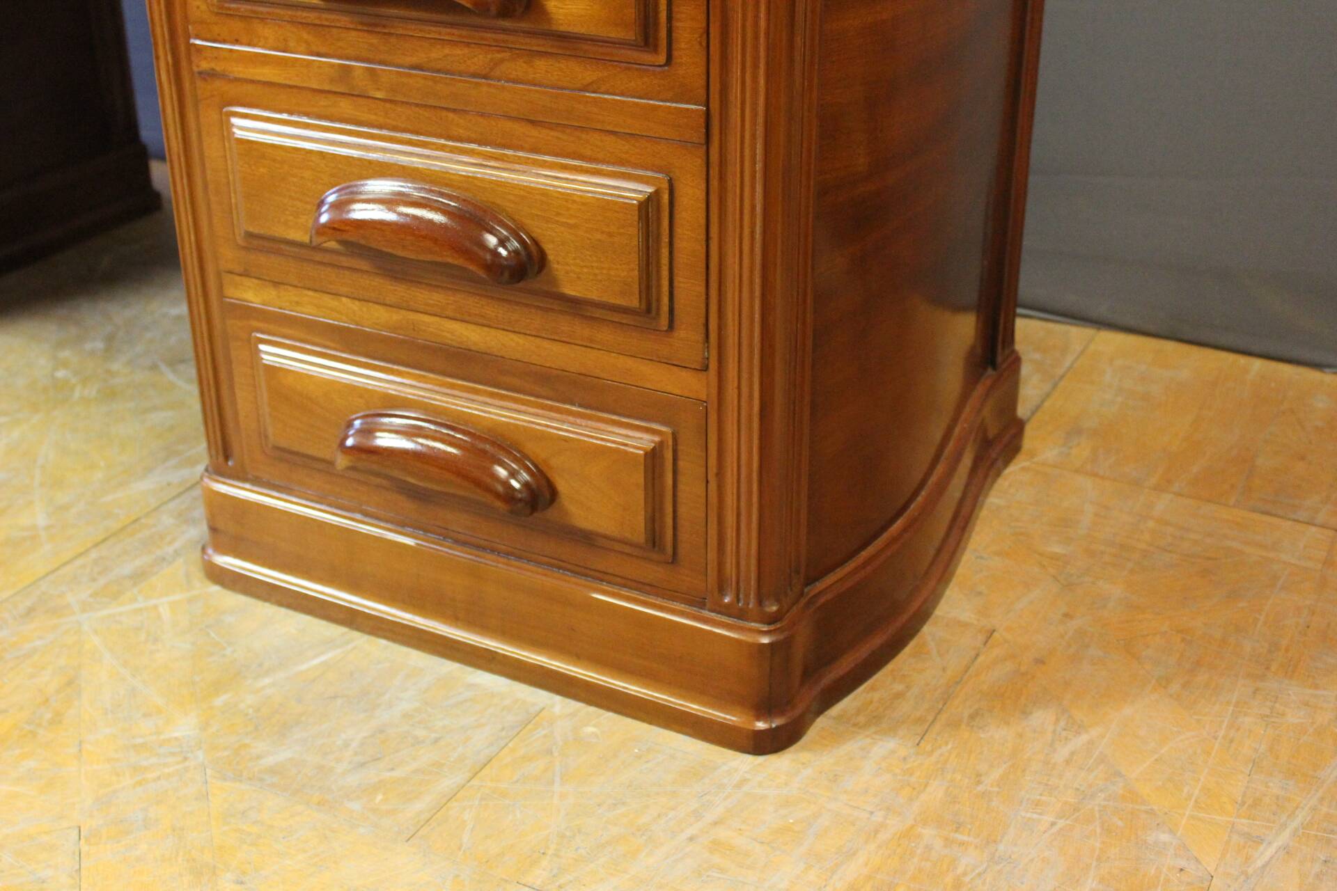 Art Nouveau Mahogany Desk Plate by Emile Gallé