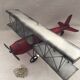 Metal model fighter plane biplane ww1 english french u.s.a.
