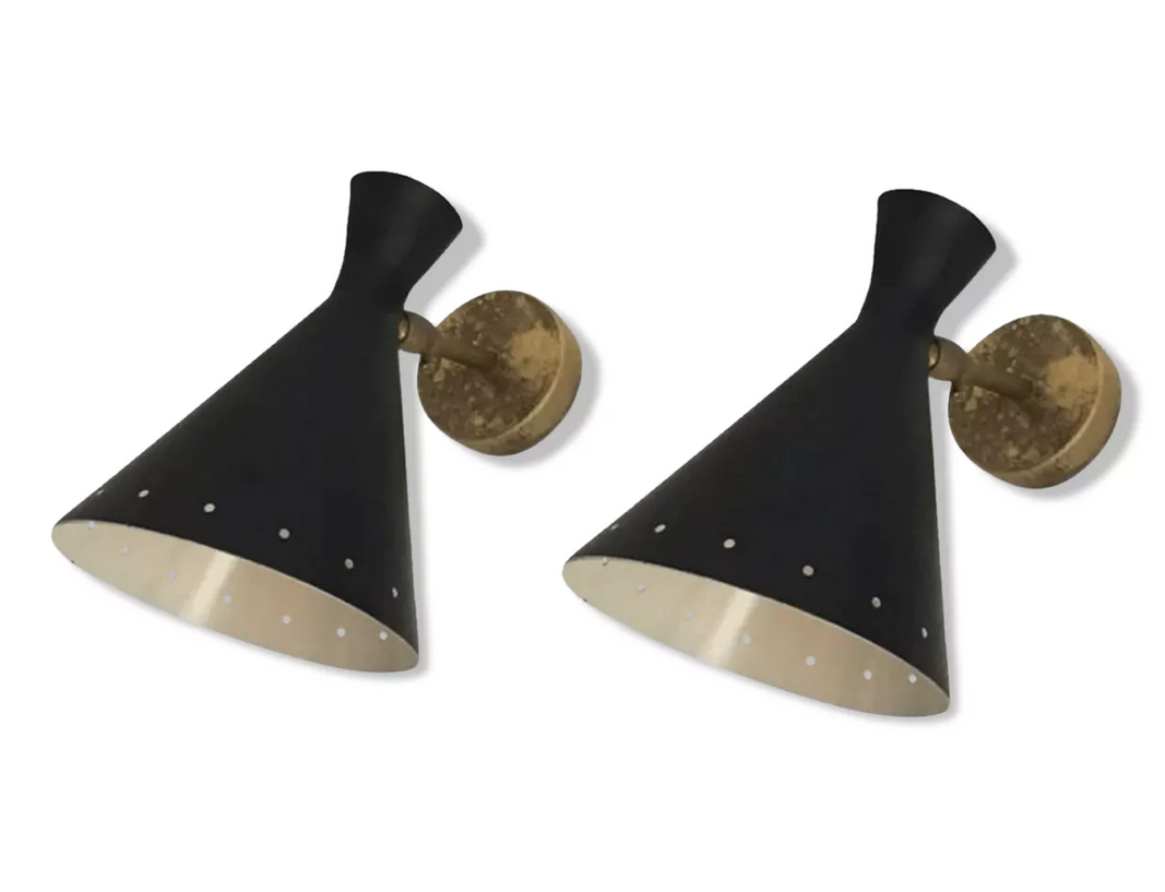 Black Casserole wall lamp