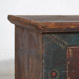 Antique storage chest in dark tones (c.1870) #41